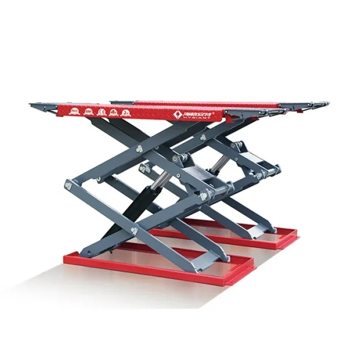 2 Metre 3500 KG Mekanik Kilit Sistemli Makaslı Lift/ Oto Servis Hidrolik Lift