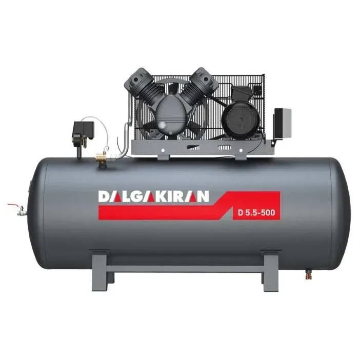 500 LİTRE 5,5 KW PİSTONLU KOMPRESÖR