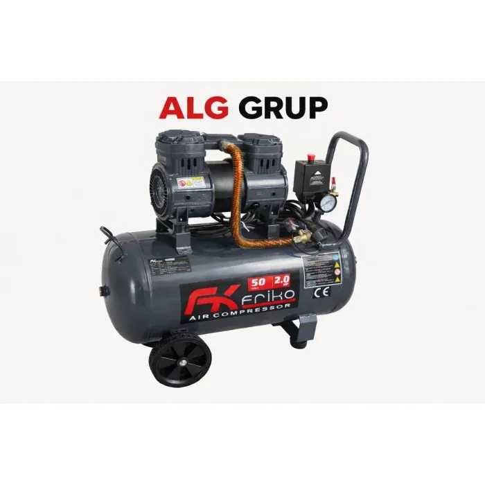 Friko 50 Litre 2HP Yağsız Sessiz Hava Kompresörü
