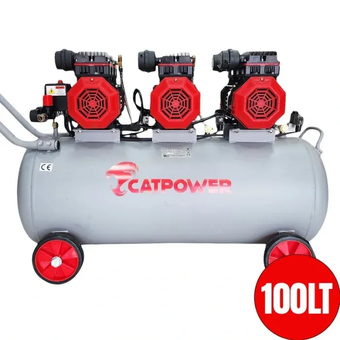 CATPOWER SESSİZ VE YAĞSIZ KOMPRESÖR 4HP 100LT